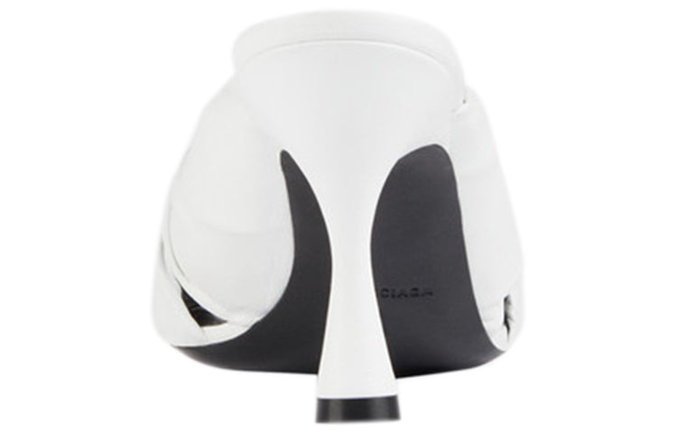 (WMNS) Balenciaga Drapy Mules White 617574WA2M09002