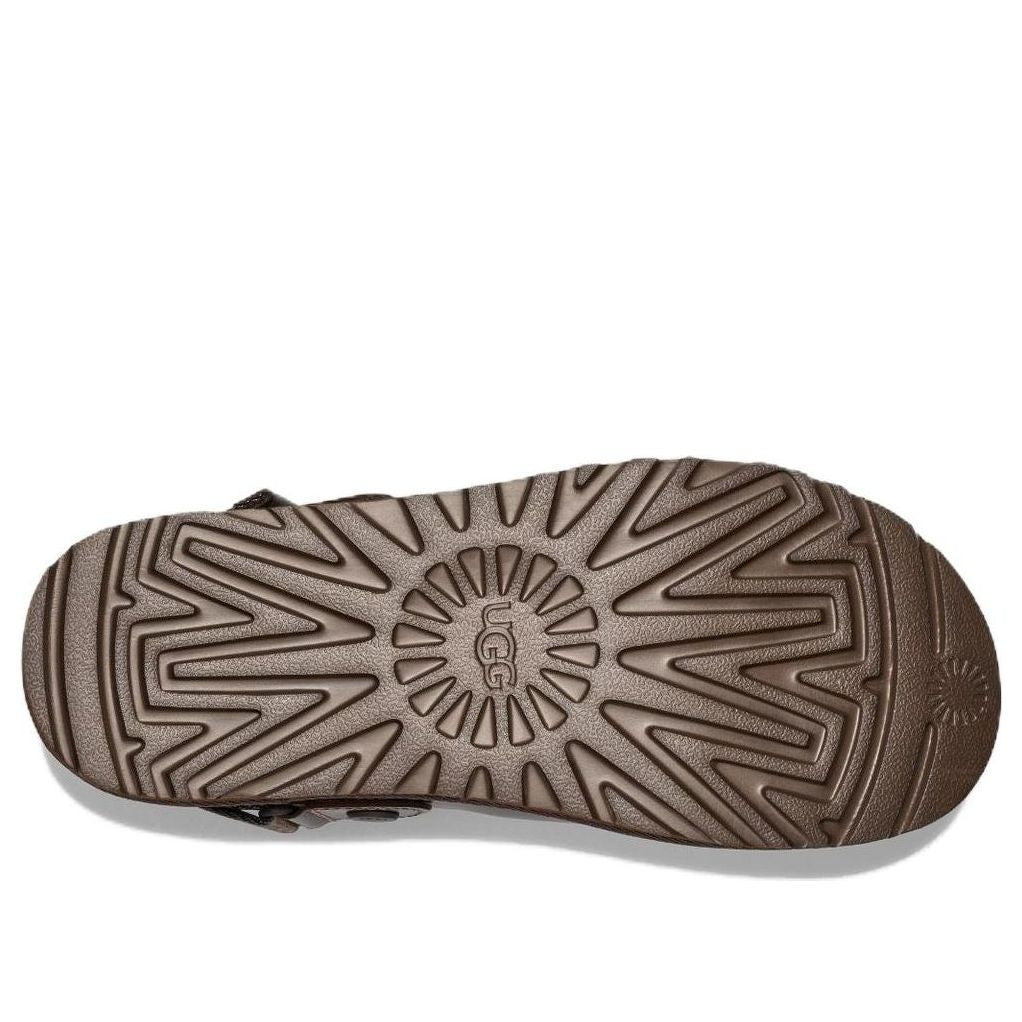 (WMNS) UGG Goldenstar Clog Leather Regen 'Ironwood' 1167536-IWD