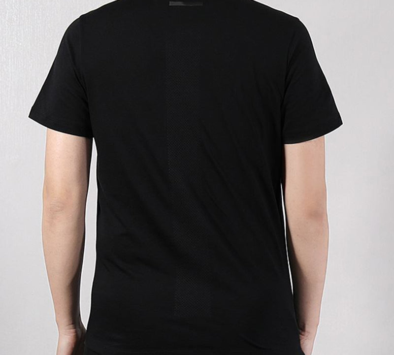 adidas Run It Tee Soft Sports Round Neck Short Sleeve Black DZ2487