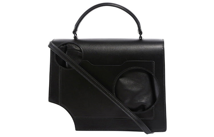 (WMNS) Off-White Leather Series Jitney 2.8 Single-Shoulder Bag Black OWNA113F20LEA0011000