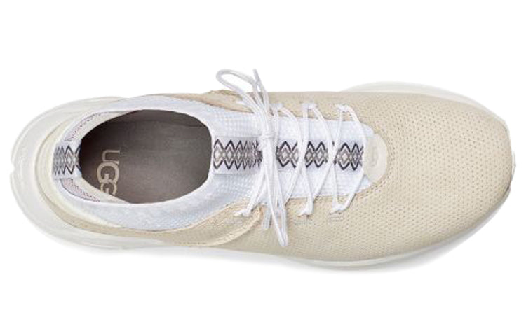 UGG Miwo Cowhide Breathable Mesh Sports Shoe White 1108039-WHT