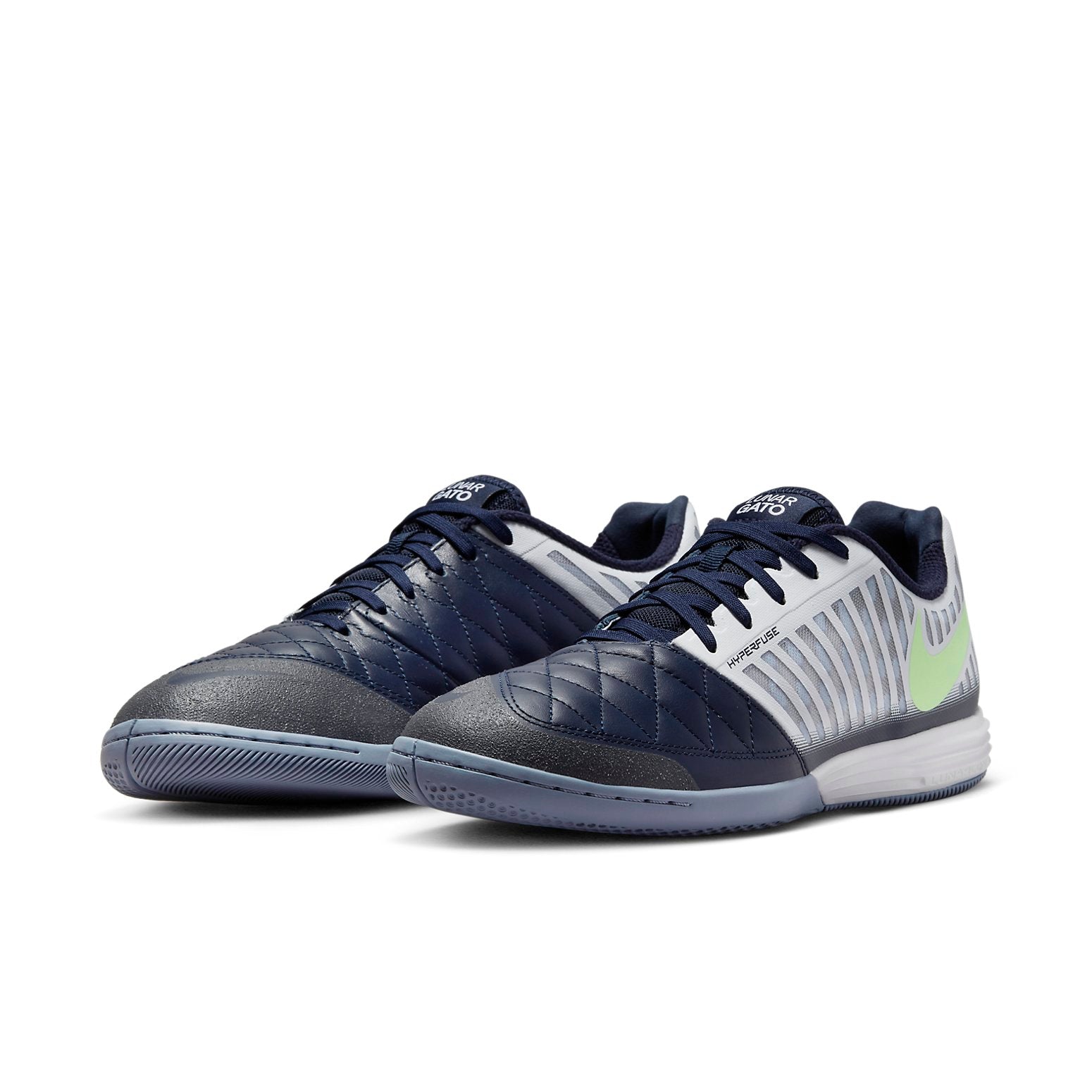 Nike Lunar Gato II IC 'White Blackened Blue Volt' 580456-174
