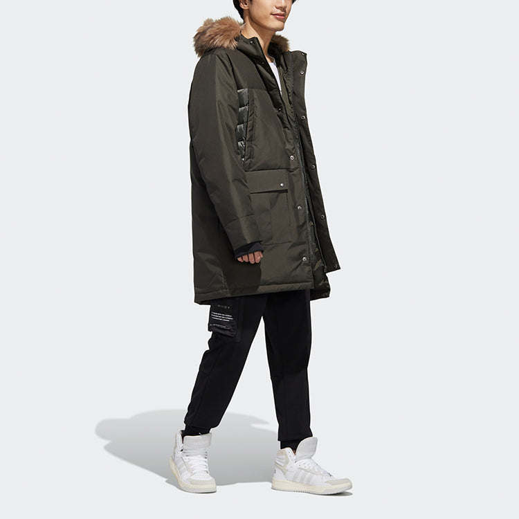 adidas neo Sports Down Jacket Brown GJ8827