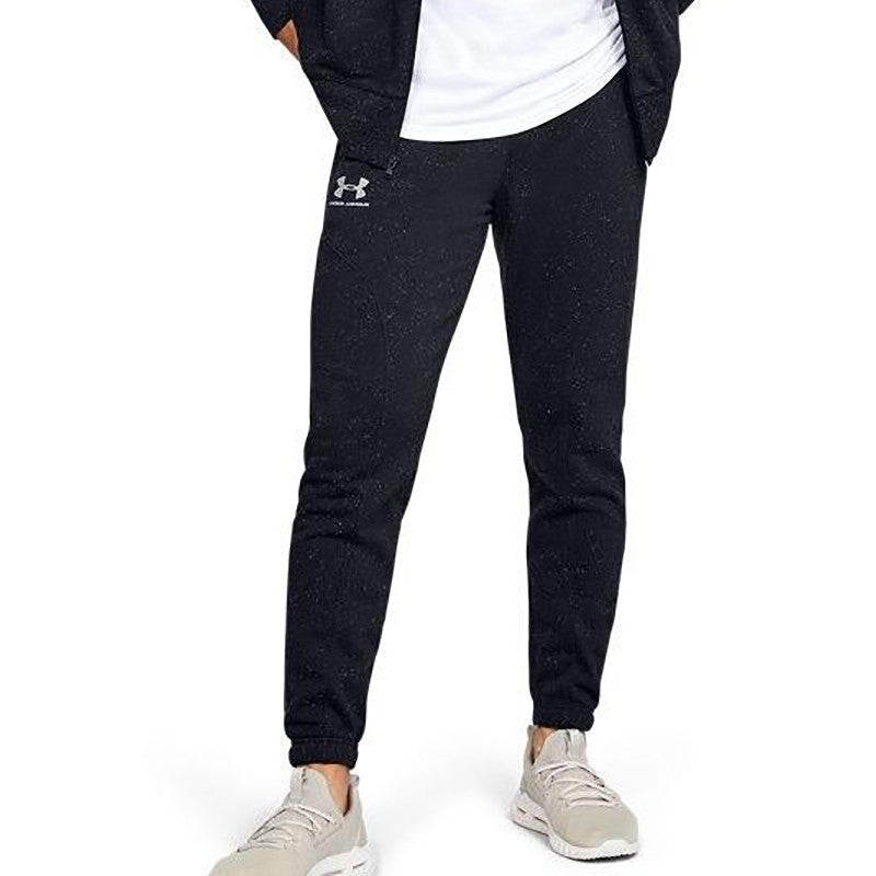 Under Armour Speckled Fleece Sweatpants 'Black' 1355631-001