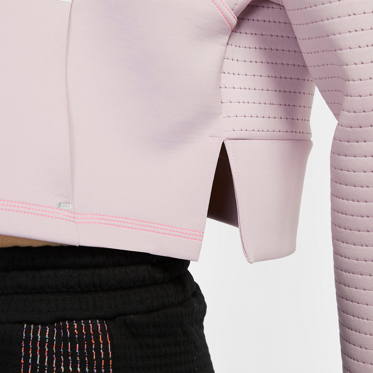 (WMNS) Nike Pro Luxe Round-neck Sweatshirt 'Pink Purple Red' CU5746-516