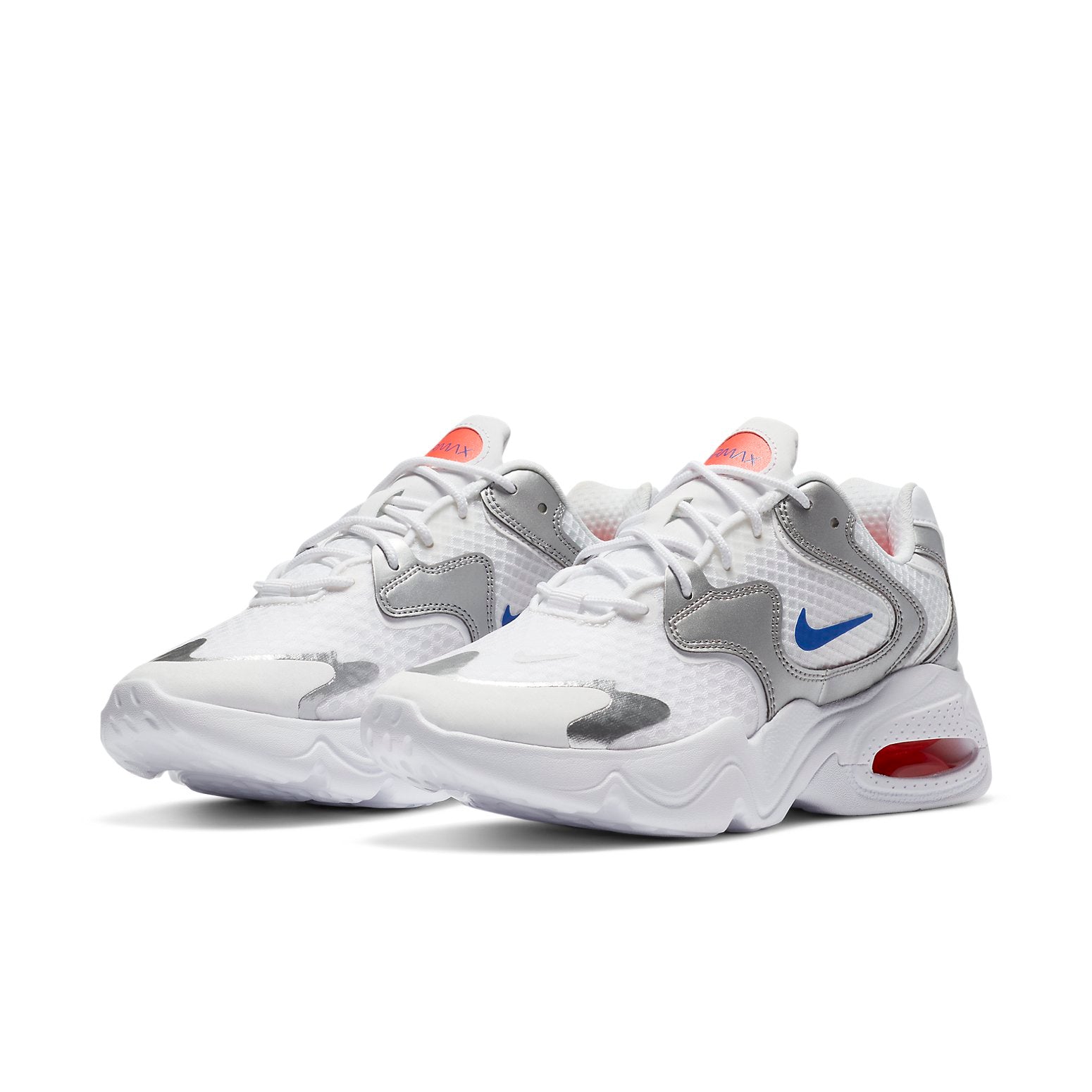 (WMNS) Nike Air Max 2X 'White Metallic Silver' CK2947-102