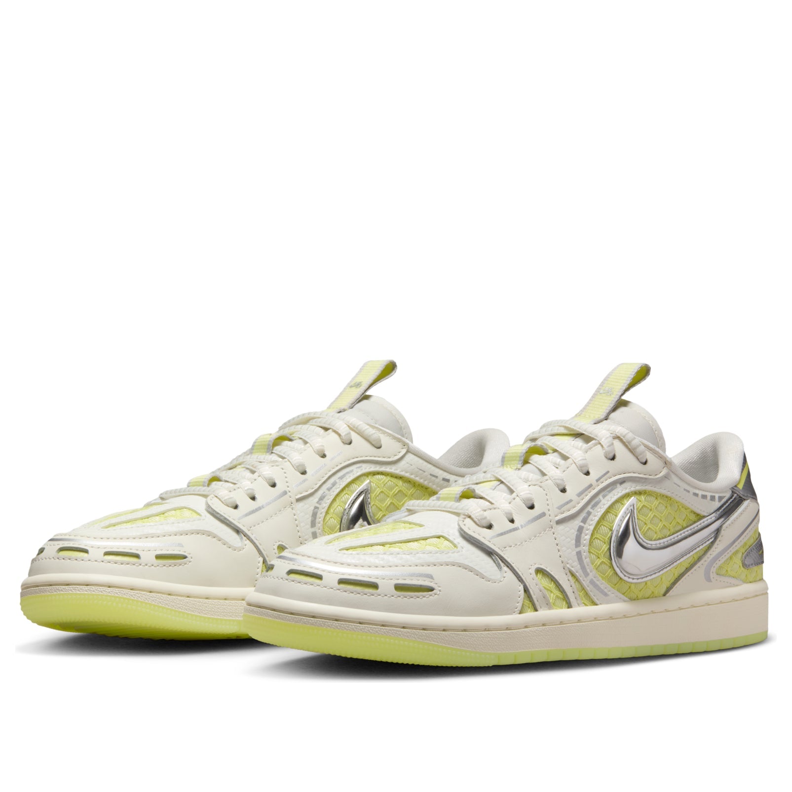 (WMNS) Air Jordan 1 Low Method of Make V3 'Sail Luminous Green' HQ2186-130