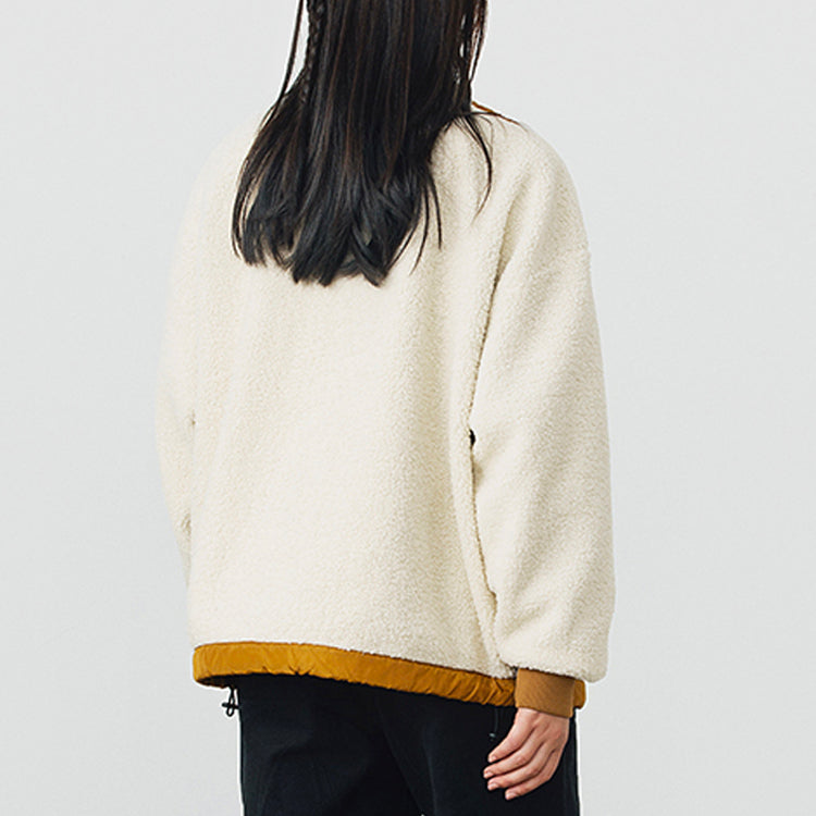 Vans Faux Sherpa Jacket Reversible Coat 'Brown Beige' VN0A4UTM1M7