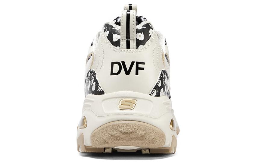 (WMNS) Skechers D'Lites x DVF 'Natural Black' 149678-NTBK