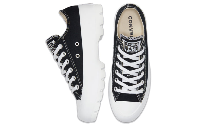 (WMNS) Converse Chuck Taylor All Star Lugged Low 'Black White' 567681C