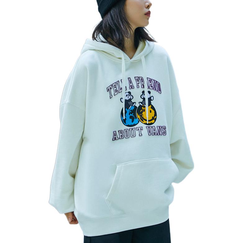 (WMNS) Vans Panda Os Hoodie 'White' VN0A5LJVFS8