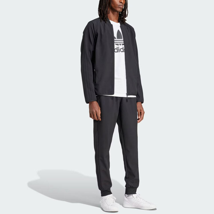 adidas originals SST Bonded Track Pants Asia Sizing 'Black' IM9880