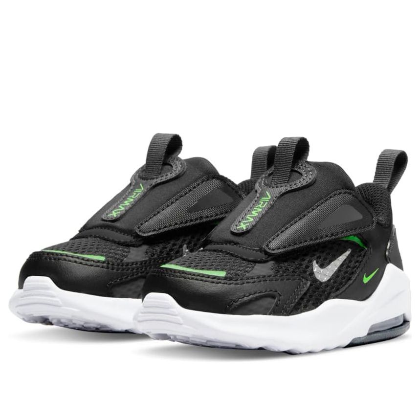 (TD) Nike Air Max Bolt Low-Top Running Shoes Black/White CW1629-006
