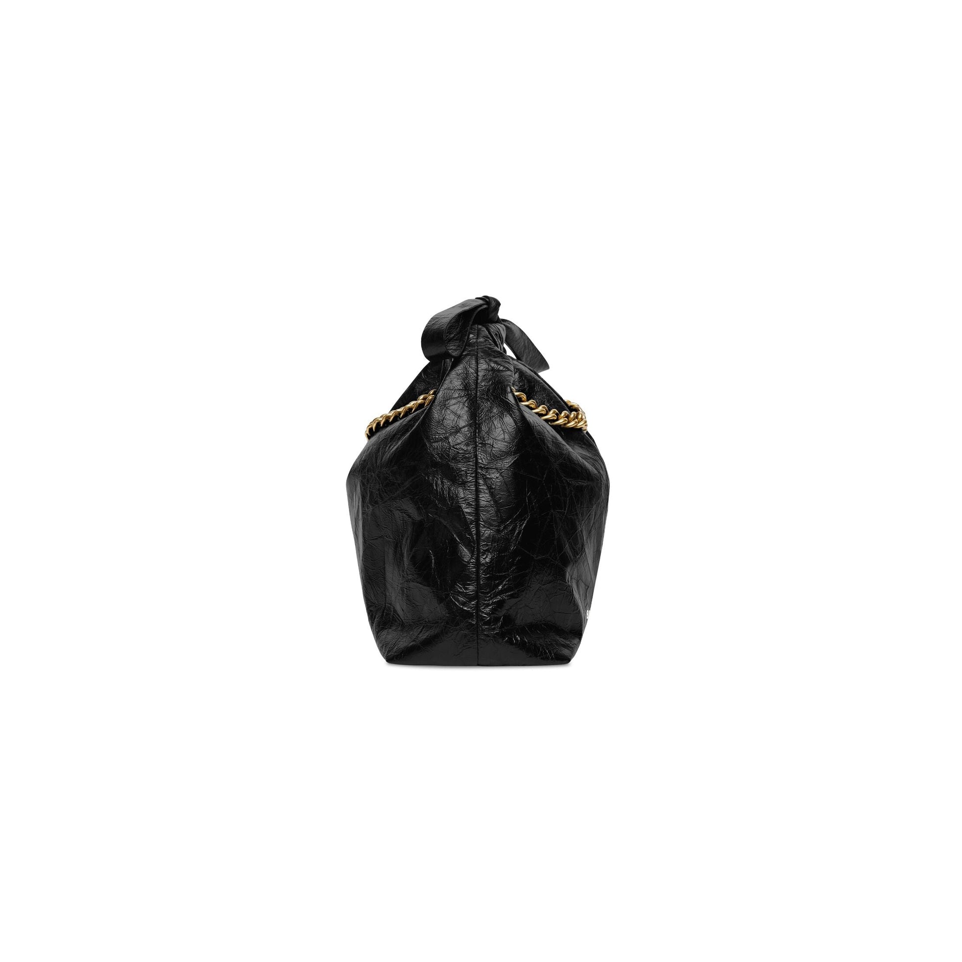 (WMNS) Balenciaga Crush Small Tote Bag 'Black' 742942210IT1000