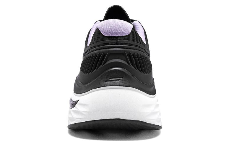 (WMNS) Skechers Max Cushioning Arch Fit 'Black Purple White' 128923-BKLV