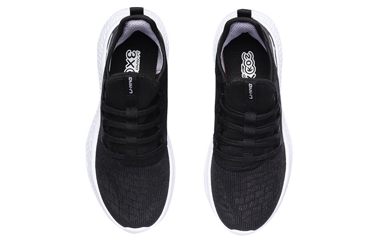 (WMNS) Li-Ning Eazgo Running Shoes 'Black White' ARER002-4