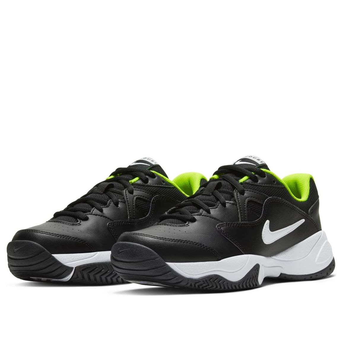 (GS) Nike Court Jr Lite 2 'Black Green' CD0440-007