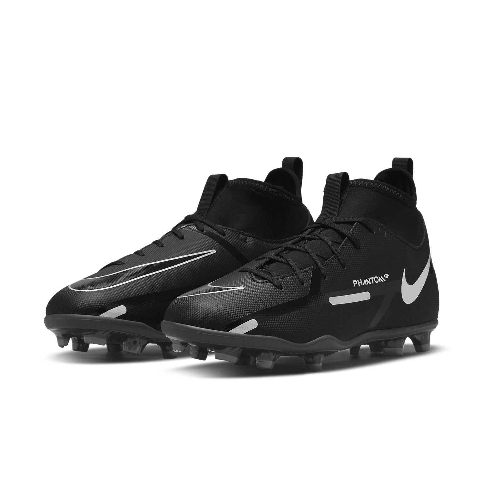 (GS) Nike Phantom GT2 Club DF MG 'Black Metallic Silver' DC0822-007
