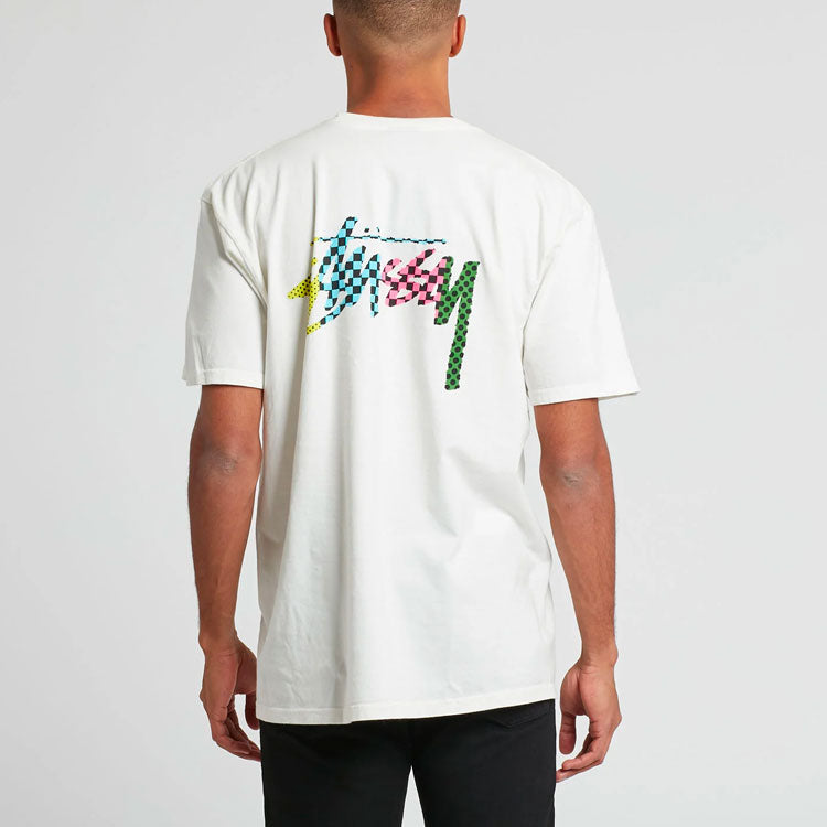 Men's Stussy Casual Sports Short Sleeve White 1944038