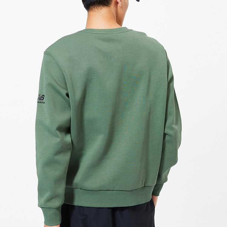 New Balance Casual Sweatshirt Asia Sizing 'Green' AMT13366-CEL