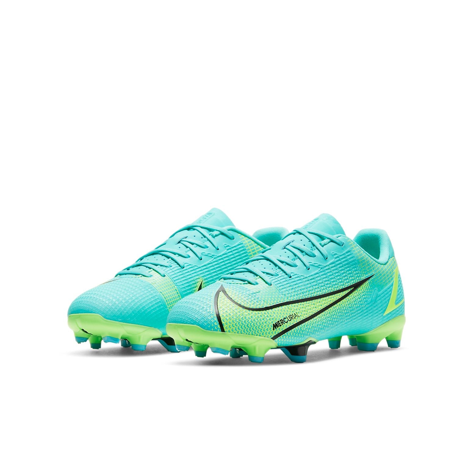(GS) Nike Mercurial Vapor 14 Academy FG MG 'Dynamic Turquoise Lime Glow' CV0811-403
