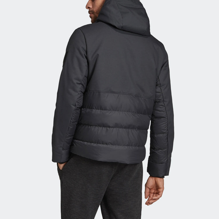adidas Outdoor protection against cold Stay Warm hooded down Jacket Black DZ1406
