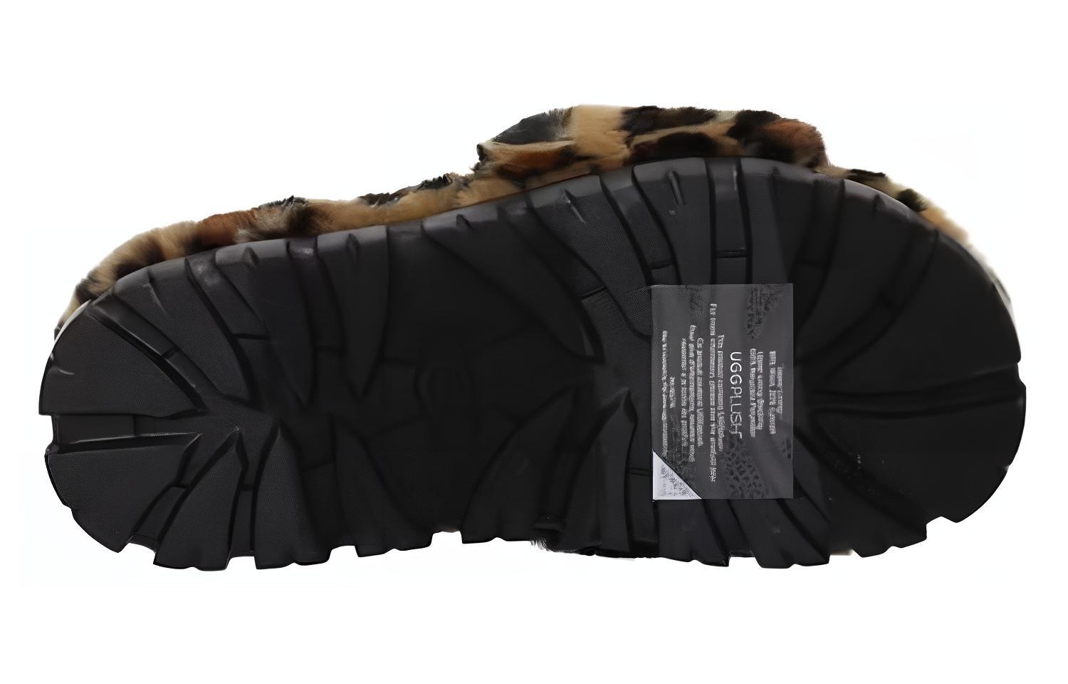 (WMNS) UGG Cozetta Curly 'Animal Print' 1133050-NAT