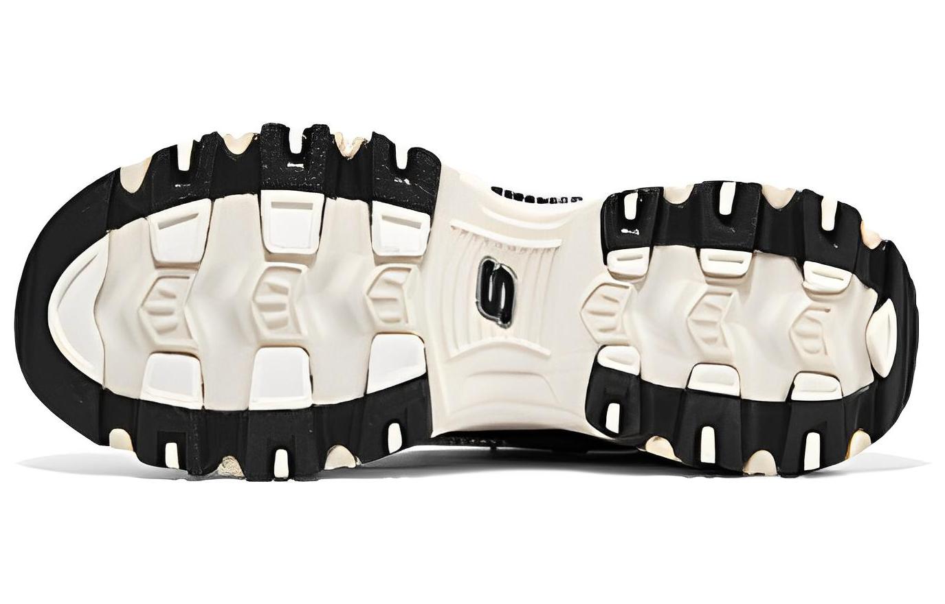 (WMNS) Skechers D'LITES 'White Black' 896189-BKW