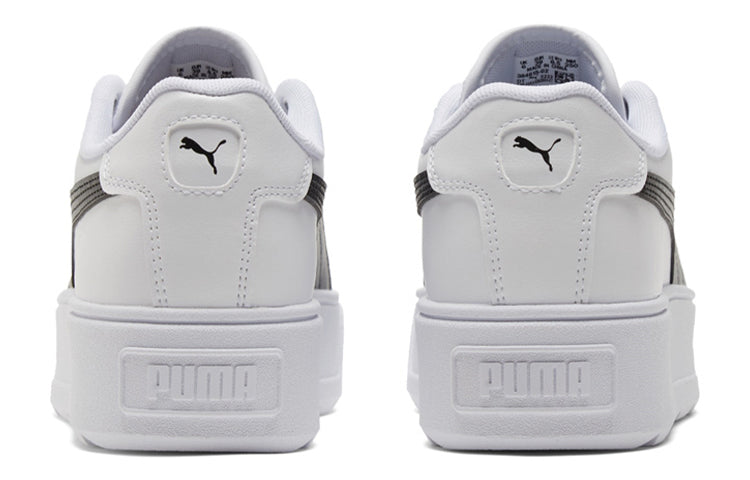 (WMNS) PUMA Karmen Leather 'White Black' 384615-02