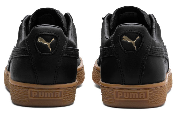PUMA Basket Classic Gum Deluxe Sneakers Black/Brown 366612-01