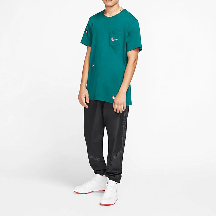 Nike SB Skateboard x Parra Pocket Midnight Turq Tee Dark green BV7055-347