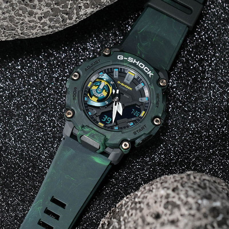 CASIO G-Shock Analog-Digital 'Green' GA-2200MFR-3APR