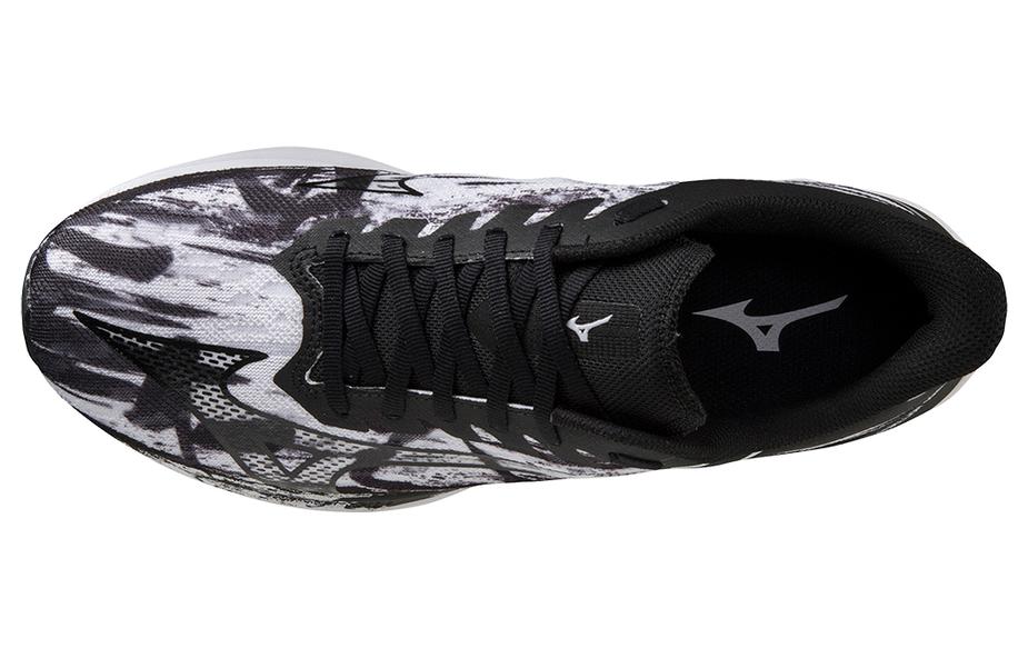 Mizuno Wave Rebellion Sonic 'White Black Paint Stroke' J1GC239201