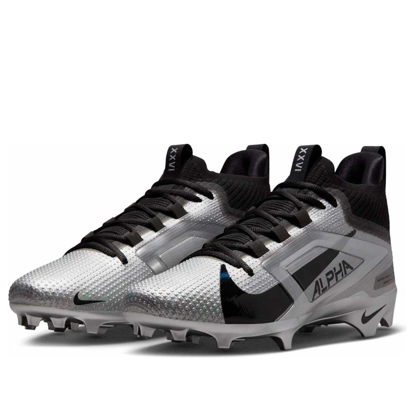Nike x Saquon Barkley Alpha Menace 4 Elite 'Metallic Silver' IF0112-001