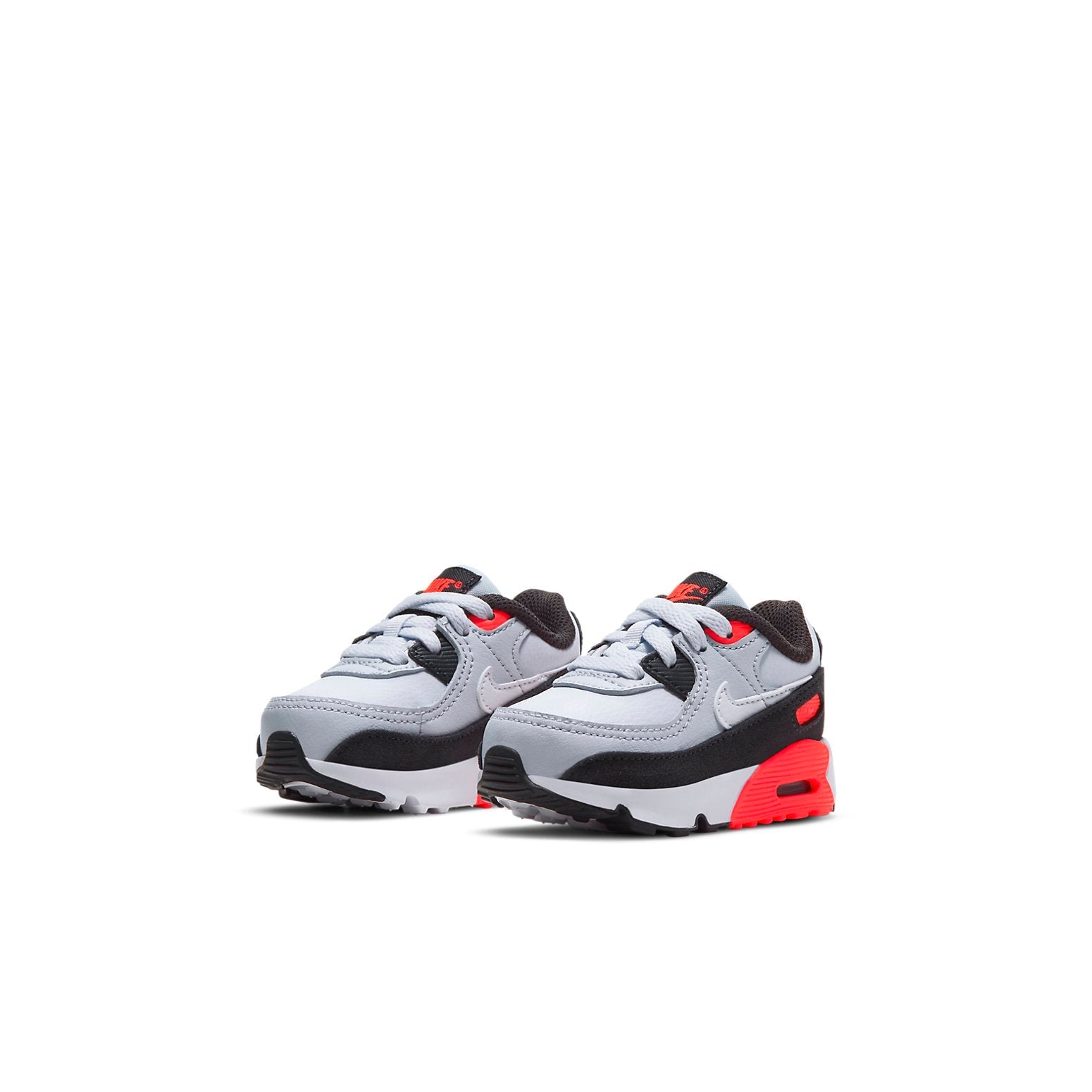 (TD) Nike Air Max 90 Running Shoes Grey/Red/Black CD6868-012