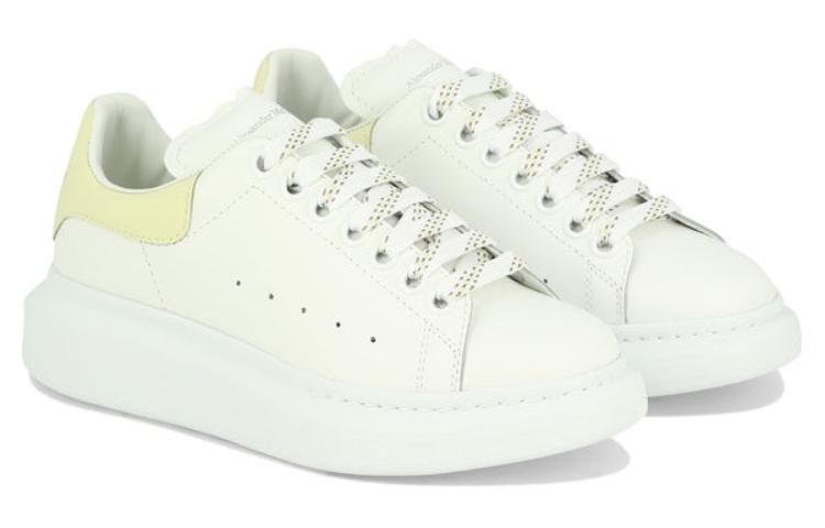 (WMNS) Alexander McQueen Oversized Shoes 'White Lemon Yellow' 718139WHGP53523