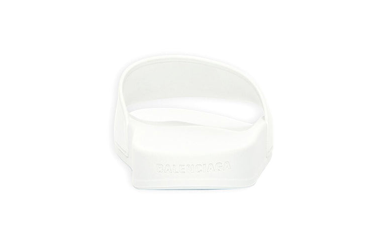 (WMNS) Balenciaga Pool Slides 3D BB Logo 'White' 656434W1S8B9034