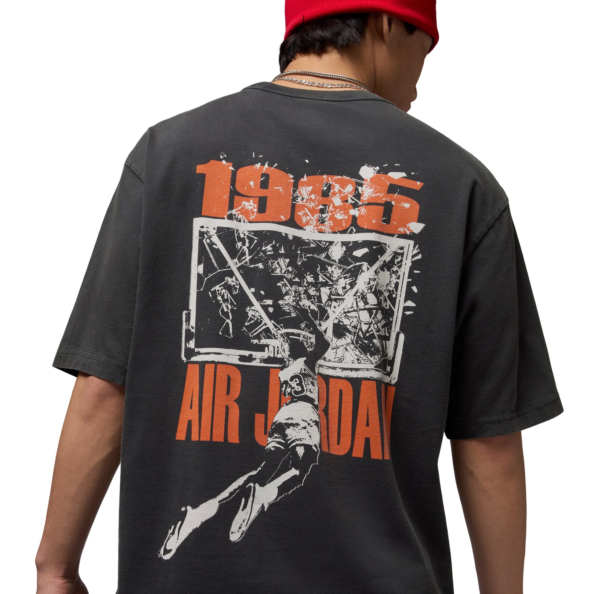Air Jordan Brooklyn Oversized Graphic T-Shirt 'Off Noir' IB3297-045