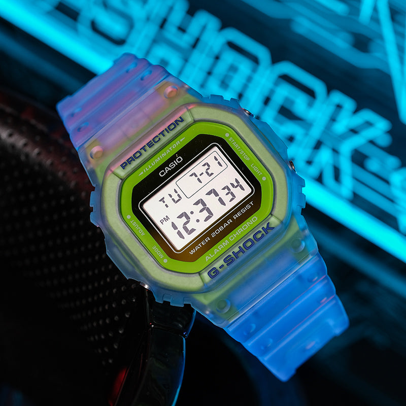 CASIO G-Shock Square 'Light Blue' DW-5600LS-2PR