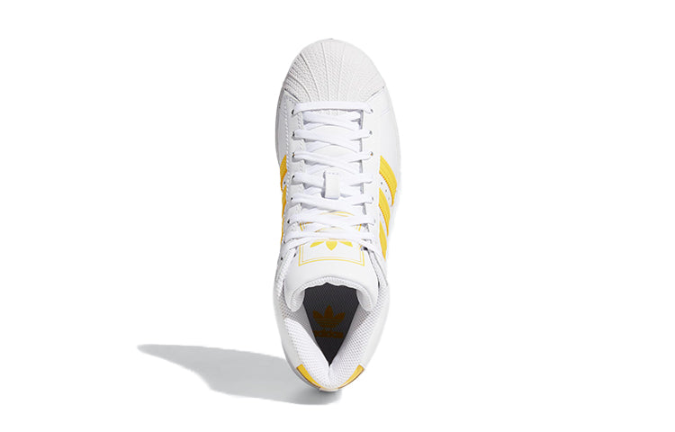 (GS) adidas originals Pro Model J 'White Yellow' FV4982