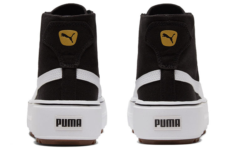 (WMNS) PUMA Sneakers Kaia Mid CV Black/White 384409-02