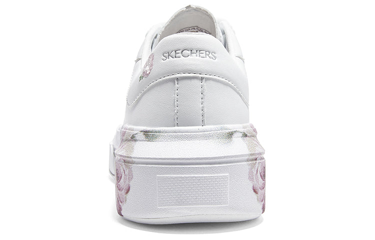 (WMNS) Skechers Cordova Classic-Painted Florals 'White' 185062-WHT
