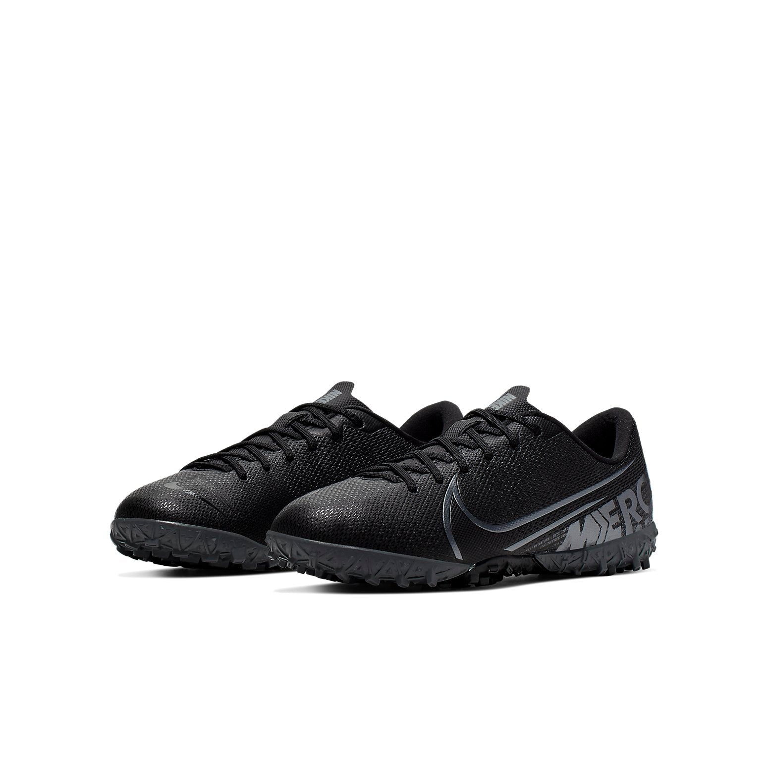(GS) Nike JR Mercurial Vapor 13 Academy TF 'Black Silver' AT8145-001