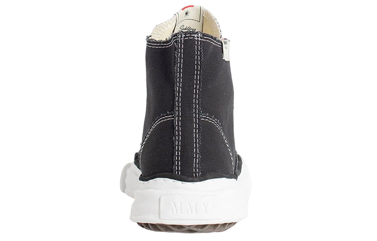Maison MIHARA YASUHIRO PETERSON OG Sole Canvas High-top Sneaker 'Black'  A01FW701-BLK