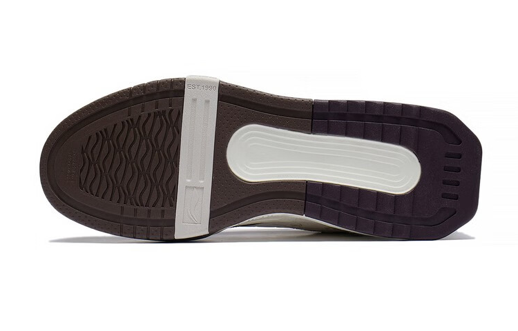 Li-Ning AG Skate Shoes 'White Brown' AGCS245-4