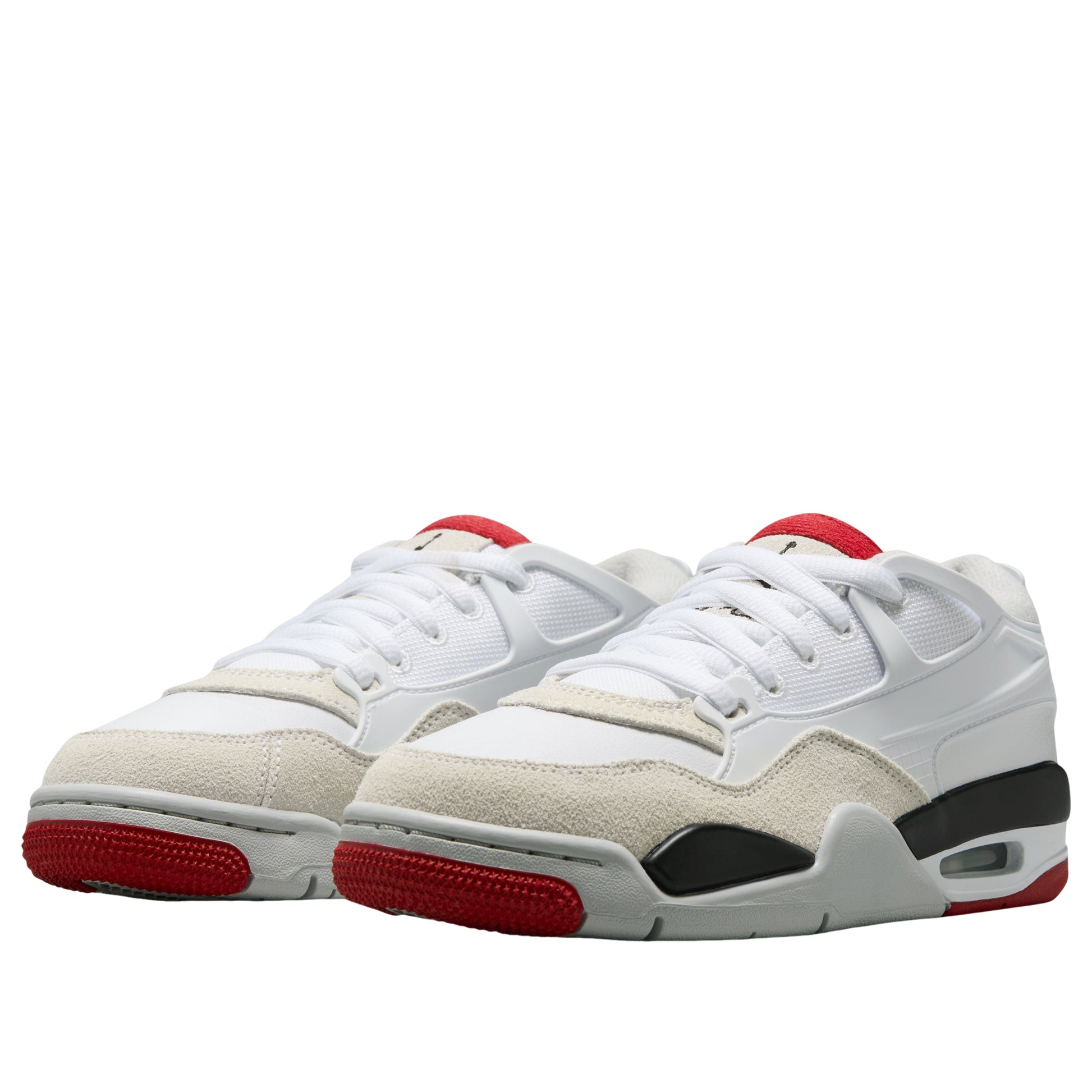 (GS) Air Jordan 4 RM 'White Black Neutral Grey Varsity Red' FQ7938-102