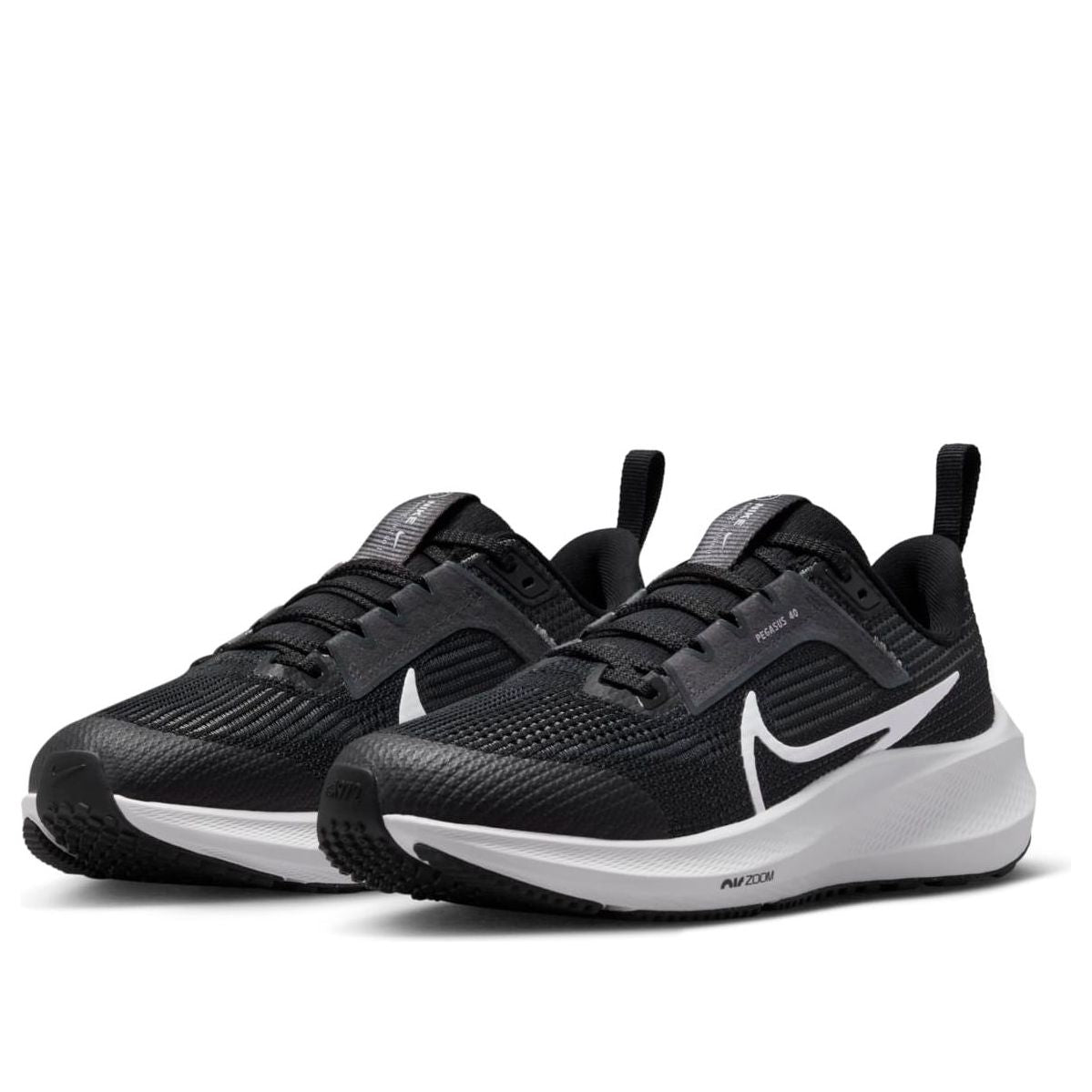 (GS) Nike Air Zoom Pegasus 40 'Black White' DX2498-001