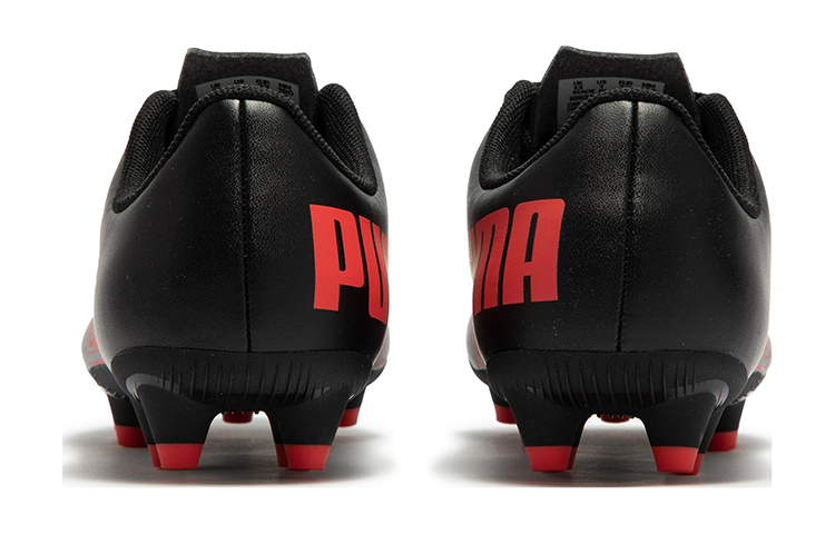 (GS) PUMA Tacto FG/AG Football Boots 'Black Red' 106301-08