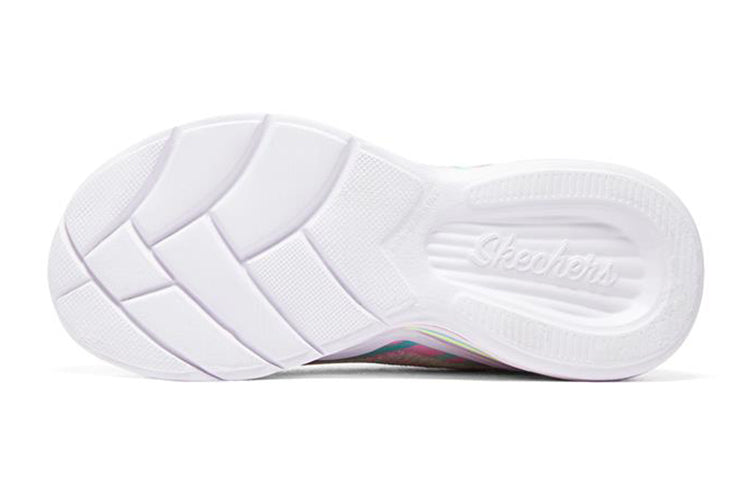 (GS) Skechers Sweetheart lights 'Silver Rainbow' 302313L-SMLT