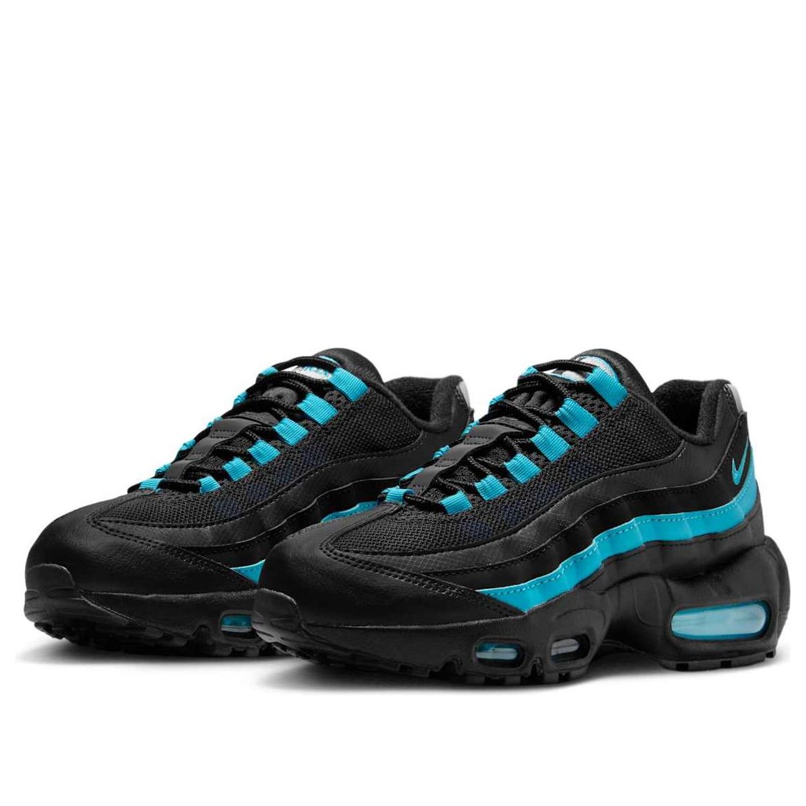 (GS) Nike Air Max 95 Recraft 'Black Pearl Grey Baltic Blue' II4053-010
